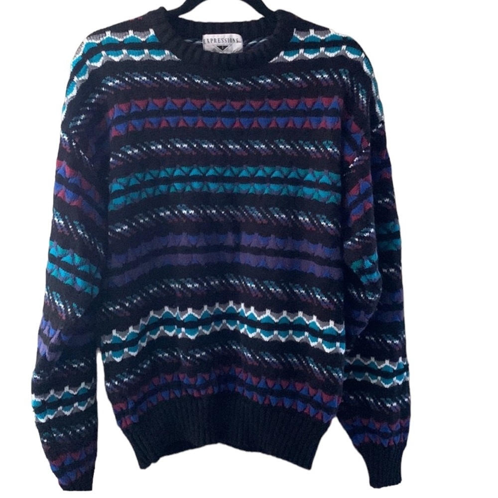 Expressions vantage sweater size m vantage grandpa sweater